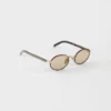 Prada Sunglasses with the Iconic Metal Plaque