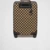Prada Symbole Embroidered Fabric Trolley