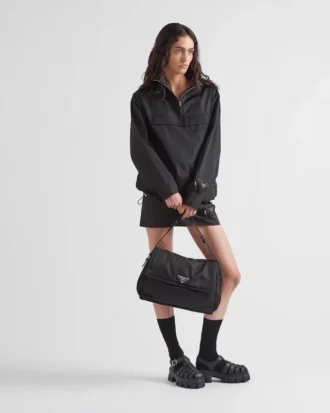 Prada Traveller Large Padded Re-Nylon Shoulder Bag