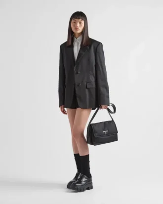 Prada Traveller Medium Padded Re-Nylon Bag