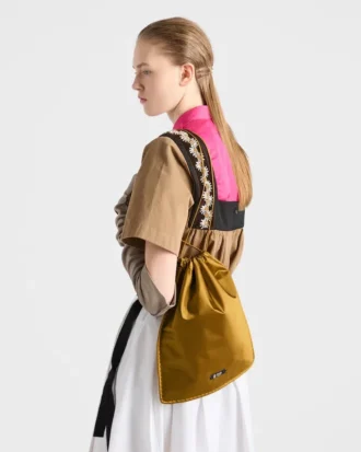 Prada Wish Silk Duchesse Pouch