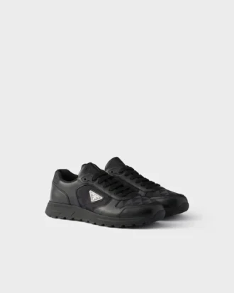 Prax 2.0 Re-Nylon and Leather Sneakers
