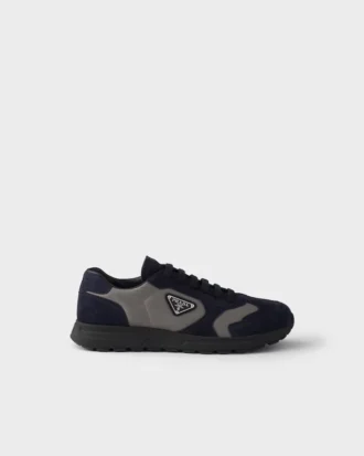Prax Suede and Re-Nylon Sneakers
