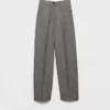 Prince of Wales Check Moulina Wool Pants