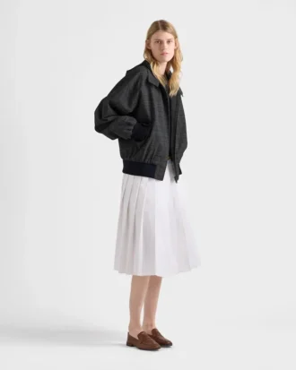 Prince of Wales Checked Wool Jacket