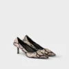 Printed Ayers Leather Pumps