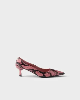 Printed Ayers Leather Pumps