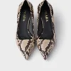 Printed Ayers Leather Pumps
