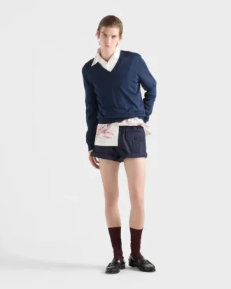 Printed Cotton Bowling Shirt