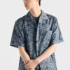 Printed Cotton Bowling Shirt