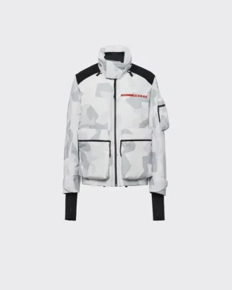 Printed Technical Fabric Ski Windbreaker