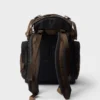 Re-Nylon and Leather Backpack