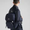 Re-Nylon and Saffiano Leather Backpack