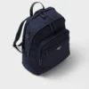 Re-Nylon and Saffiano Leather Backpack