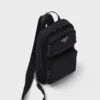 Re-Nylon and Saffiano Leather Backpack