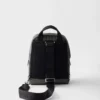Re-Nylon and Saffiano Leather Backpack