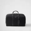 Re-Nylon and Saffiano Leather Duffel Bag
