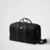 Re-Nylon and Saffiano Leather Duffel Bag