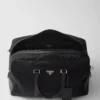 Re-Nylon and Saffiano Leather Duffel Bag
