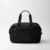 Re-Nylon and Saffiano Leather Duffle Bag