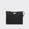 Re-Nylon and Saffiano Leather Necessaire