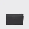 Re-Nylon and Saffiano Leather Pouch