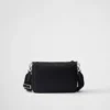 Re-Nylon and Saffiano Leather Shoulder Bag