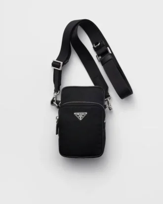 Re-Nylon and Saffiano Leather Smartphone Case