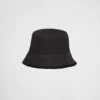 Re-Nylon and Shearling Bucket Hat