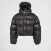 Re-Nylon Convertible Cropped Down Jacket