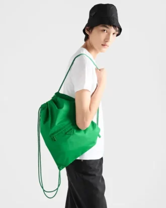 Re-Nylon Drawstring Backpack