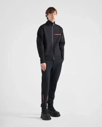 Technical Fabric Hoodie Jacket