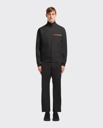 Recycled Double Technical Jersey Sweatshirt Jacket