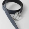 Reversible Saffiano Leather Belt