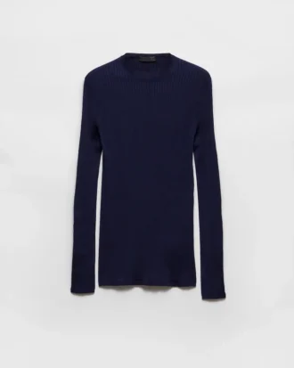Ribbed Cotton Crew-Neck Sweater