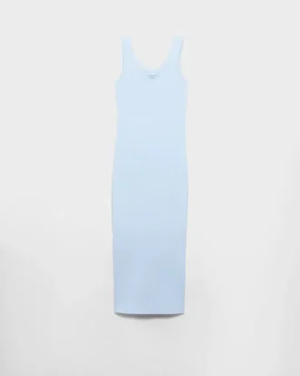 Ribbed Knit Cotton Dress