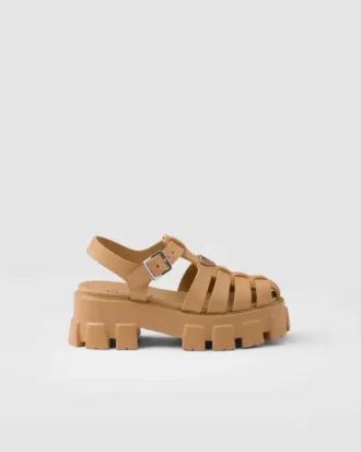 Rubber Monolith Sandals