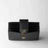 Saffiano and Smooth Leather Card Holder