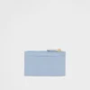Saffiano and Smooth Leather Card Holder