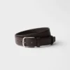 Saffiano Leather Belt