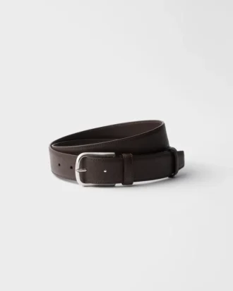 Saffiano Leather Belt
