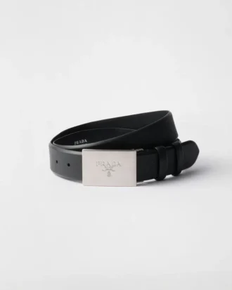 Saffiano Leather Belt