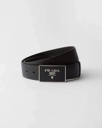 Saffiano Leather Belt