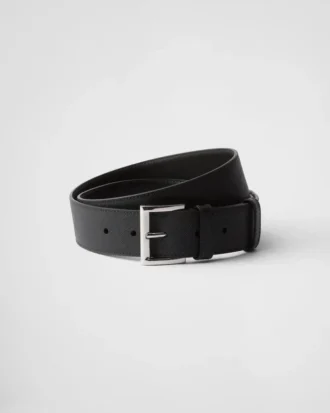 Saffiano Leather Belt