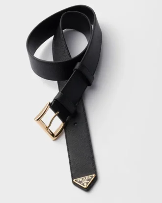 Saffiano Leather Belt