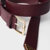 Saffiano Leather Belt