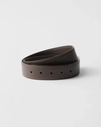 Saffiano Leather Belt Strap