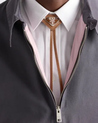 Saffiano Leather Bolo Tie