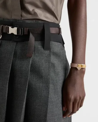 Saffiano Leather Bracelet