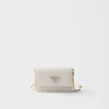 Saffiano Leather Card Holder with Shoulder Strap